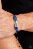 Limitless Layover - Blue Bracelet - Paparazzi Accessories Bracelet Bedazzle Me Pretty Mobile Fashion Boutique