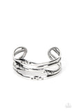 Line It Up - Silver Bracelet - Paparazzi Accessories Bracelet Bedazzle Me Pretty Mobile Fashion Boutique