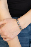 LINK Tank - Silver Bracelet - Paparazzi Accessories Bracelet Bedazzle Me Pretty Mobile Fashion Boutique