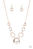 Linked Up Luminosity - Multi Necklace - Paparazzi Accessories Necklace Bedazzle Me Pretty Mobile Fashion Boutique