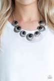 Lions, Tigers, and Bears - Black Necklace - Paparazzi Accessories Necklace Bedazzle Me Pretty Mobile Fashion Boutique