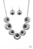 Lions, Tigers, and Bears - Black Necklace - Paparazzi Accessories Necklace Bedazzle Me Pretty Mobile Fashion Boutique