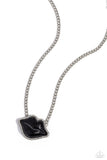 Lip Locked - Black Necklace - Paparazzi Accessories Necklace Bedazzle Me Pretty Mobile Fashion Boutique