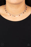 Little Lady Liberty - Red Necklace - Paparazzi Accessories Necklace Bedazzle Me Pretty Mobile Fashion Boutique