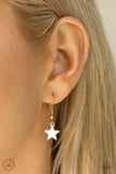 Little Miss Americana - Gold Necklace - Paparazzi Accessories Necklace Bedazzle Me Pretty Mobile Fashion Boutique
