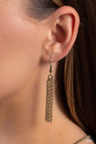 Live The Life You Love - Brass Necklace - Paparazzi Accessories Necklace Bedazzle Me Pretty Mobile Fashion Boutique