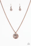 Live TREELY - Copper Necklace - Paparazzi Accessories Necklace Bedazzle Me Pretty Mobile Fashion Boutique