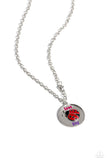 Lively Love Bug - Pink Necklace - Paparazzi Accessories Necklace Bedazzle Me Pretty Mobile Fashion Boutique