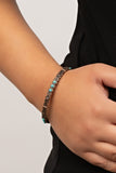 Living In The PASTURE - Copper Bracelet - Paparazzi Accessories Bracelet Bedazzle Me Pretty Mobile Fashion Boutique