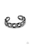 Living Off The GRIT - Black Bracelet - Paparazzi Accessories Bracelet Bedazzle Me Pretty Mobile Fashion Boutique