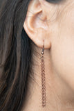 Living The Mom Life - Copper Necklace - Paparazzi Accessories Necklace FS-Bedazzle Me Pretty Mobile Fashion Boutique