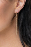 Living The Mom Life - Gold Necklace - Paparazzi Accessories Necklace Bedazzle Me Pretty Mobile Fashion Boutique