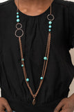 Local Charm - Copper Lanyard - Paparazzi Accessories Lanyard Bedazzle Me Pretty Mobile Fashion Boutique