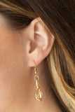 Lock, Stock, and SPARKLE - Gold Necklace - Paparazzi Accessories Necklace Bedazzle Me Pretty Mobile Fashion Boutique