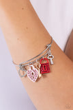 Locked Legacy - Multi Bracelet - Paparazzi Accessories Bracelet Bedazzle Me Pretty Mobile Fashion Boutique