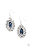 Long May She Reign - Blue Earrings - Paparazzi Accessories Earrings Bedazzle Me Pretty Mobile Fashion Boutique