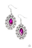Long May She Reign - Pink Earrings - Paparazzi Accessories Earrings Bedazzle Me Pretty Mobile Fashion Boutique