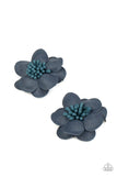 Look At Her GROW! - Blue Hair Clip - Paparazzi Accessories Hair Clip Bedazzle Me Pretty Mobile Fashion Boutique
