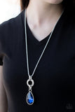 Lookin Like A Million - Blue Necklace - Paparazzi Accessories Necklace Bedazzle Me Pretty Mobile Fashion Boutique