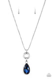 Lookin Like A Million - Blue Necklace - Paparazzi Accessories Necklace Bedazzle Me Pretty Mobile Fashion Boutique