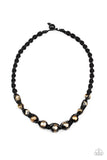 Loose Cannon - Gold Necklace - Paparazzi Accessories Necklace Bedazzle Me Pretty Mobile Fashion Boutique