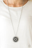 Lost SOL - Black Necklace - Paparazzi Accessories Necklace Bedazzle Me Pretty Mobile Fashion Boutique