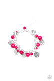 Lotus Lagoon - Pink Bracelet - Paparazzi Accessories Bracelet Bedazzle Me Pretty Mobile Fashion Boutique
