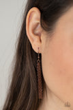 Lotus Retreat - Copper Necklace - Paparazzi Accessories Necklace Bedazzle Me Pretty Mobile Fashion Boutique