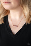 Love One Another - Copper Necklace - Paparazzi Accessories Necklace Bedazzle Me Pretty Mobile Fashion Boutique