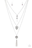 Love Opens All Doors - Purple Necklace - Paparazzi Accessories Necklace Bedazzle Me Pretty Mobile Fashion Boutique