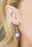 Lovely Lady Luck - Purple Necklace - Paparazzi Accessories Necklace Bedazzle Me Pretty Mobile Fashion Boutique