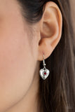 Lovely Lockets - Red Necklace - Paparazzi Accessories Necklace Bedazzle Me Pretty Mobile Fashion Boutique