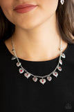Lovely Lockets - Red Necklace - Paparazzi Accessories Necklace Bedazzle Me Pretty Mobile Fashion Boutique