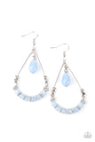 Lovely Lucidity - Blue Earrings - Paparazzi Accessories Earrings Bedazzle Me Pretty Mobile Fashion Boutique