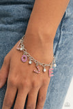 Lovestruck Leisure - Pink Bracelet - Paparazzi Accessories Bracelet Bedazzle Me Pretty Mobile Fashion Boutique