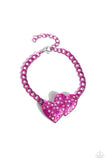 Lovestruck Lineup - Pink Bracelet - Paparazzi Accessories Bracelet Bedazzle Me Pretty Mobile Fashion Boutique