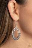 Lucid Luster - Silver Earrings - Paparazzi Accessories Earrings Bedazzle Me Pretty Mobile Fashion Boutique