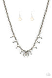 Luck Of The West - White Necklace - Paparazzi Accessories Necklace Bedazzle Me Pretty Mobile Fashion Boutique