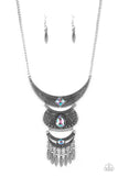 Lunar Enchantment - Multi Necklace - Paparazzi Accessories Necklace FS-Bedazzle Me Pretty Mobile Fashion Boutique