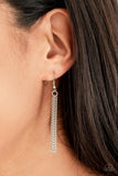Lunar Lights - Silver Necklace - Paparazzi Accessories Necklace Bedazzle Me Pretty Mobile Fashion Boutique