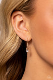 Lunar Lineup - Rose Gold Necklace - Paparazzi Accessories Necklace Bedazzle Me Pretty Mobile Fashion Boutique