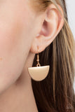 Lunar Phases - Gold Necklace - Paparazzi Accessories Necklace Bedazzle Me Pretty Mobile Fashion Boutique