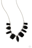 Luscious Luxe - Black Necklace - Paparazzi Accessories Necklace Bedazzle Me Pretty Mobile Fashion Boutique