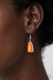 Luscious Luxe - Orange Necklace - Paparazzi Accessories Necklace Bedazzle Me Pretty Mobile Fashion Boutique