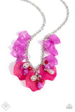 Lush Layers - Pink Necklace - Paparazzi Accessories Necklace Bedazzle Me Pretty Mobile Fashion Boutique