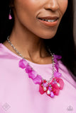 Lush Layers - Pink Necklace - Paparazzi Accessories Necklace Bedazzle Me Pretty Mobile Fashion Boutique