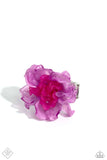 Lush Lotus - Pink Ring - Paparazzi Accessories Ring Bedazzle Me Pretty Mobile Fashion Boutique