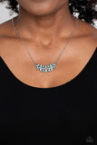 Lustrous Laurels - Green Necklace - Paparazzi Accessories Necklace Bedazzle Me Pretty Mobile Fashion Boutique