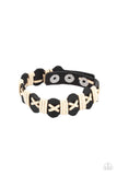 Macho Maverick - Black Bracelet - Paparazzi Accessories Bracelet Bedazzle Me Pretty Mobile Fashion Boutique