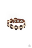Macho Maverick - Brown Bracelet - Paparazzi Accessories Bracelet Bedazzle Me Pretty Mobile Fashion Boutique